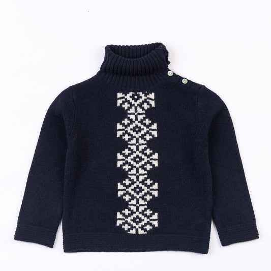 Inaya Pullover - Navy blue