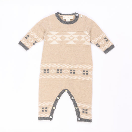 Nathan Jacquard-Overall - Beige