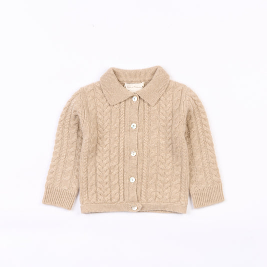 Cable knit jacket Malo - Beige