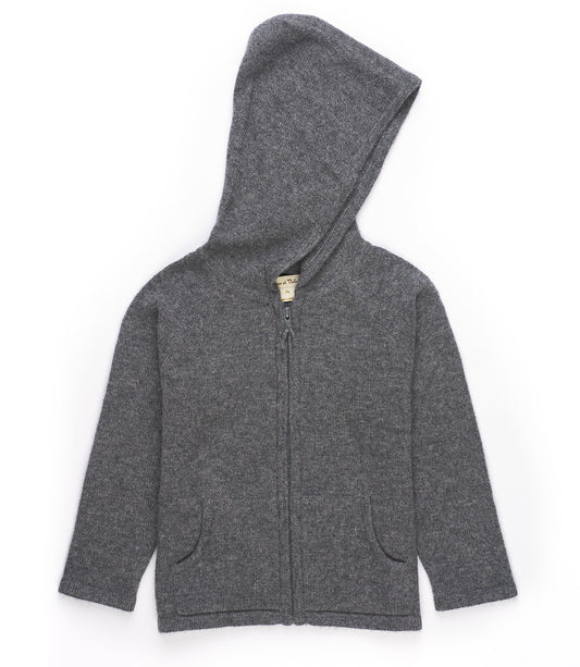 Hooded vest Félix - Dark grey