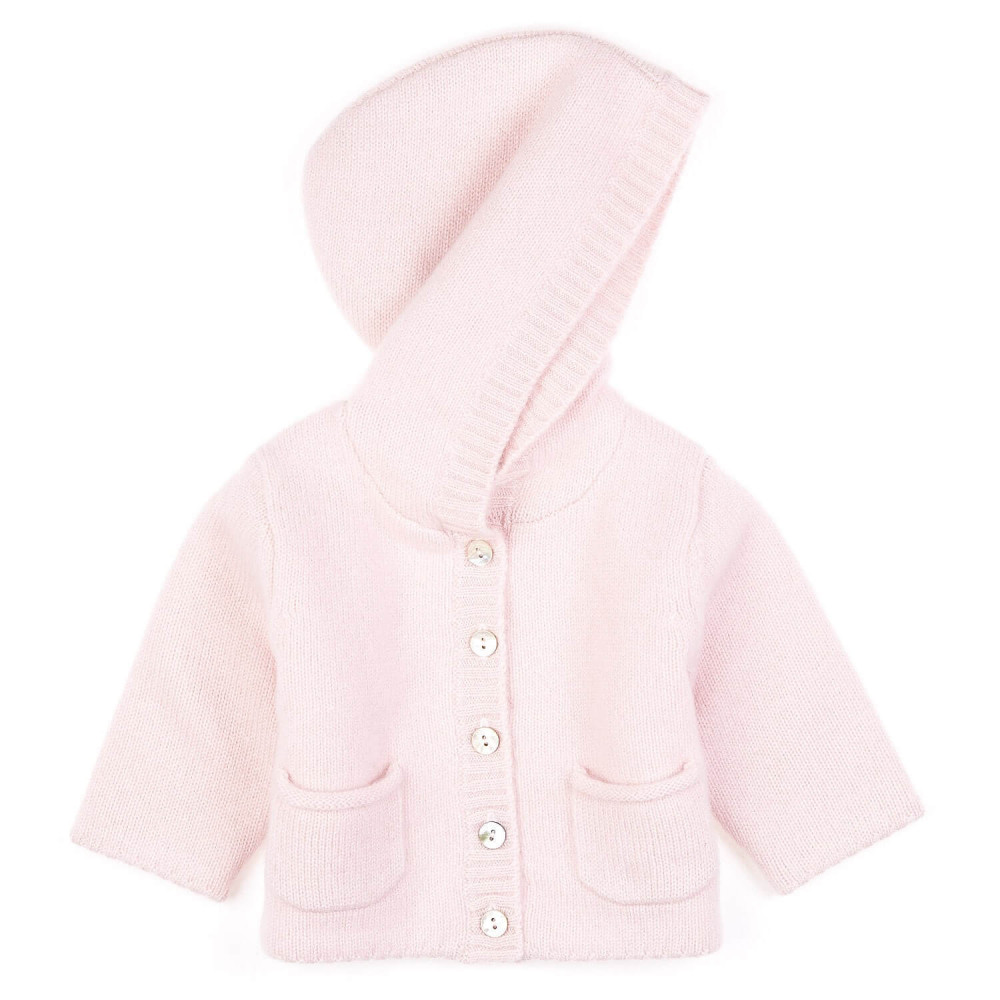 Thick coat Adèle - Baby pink