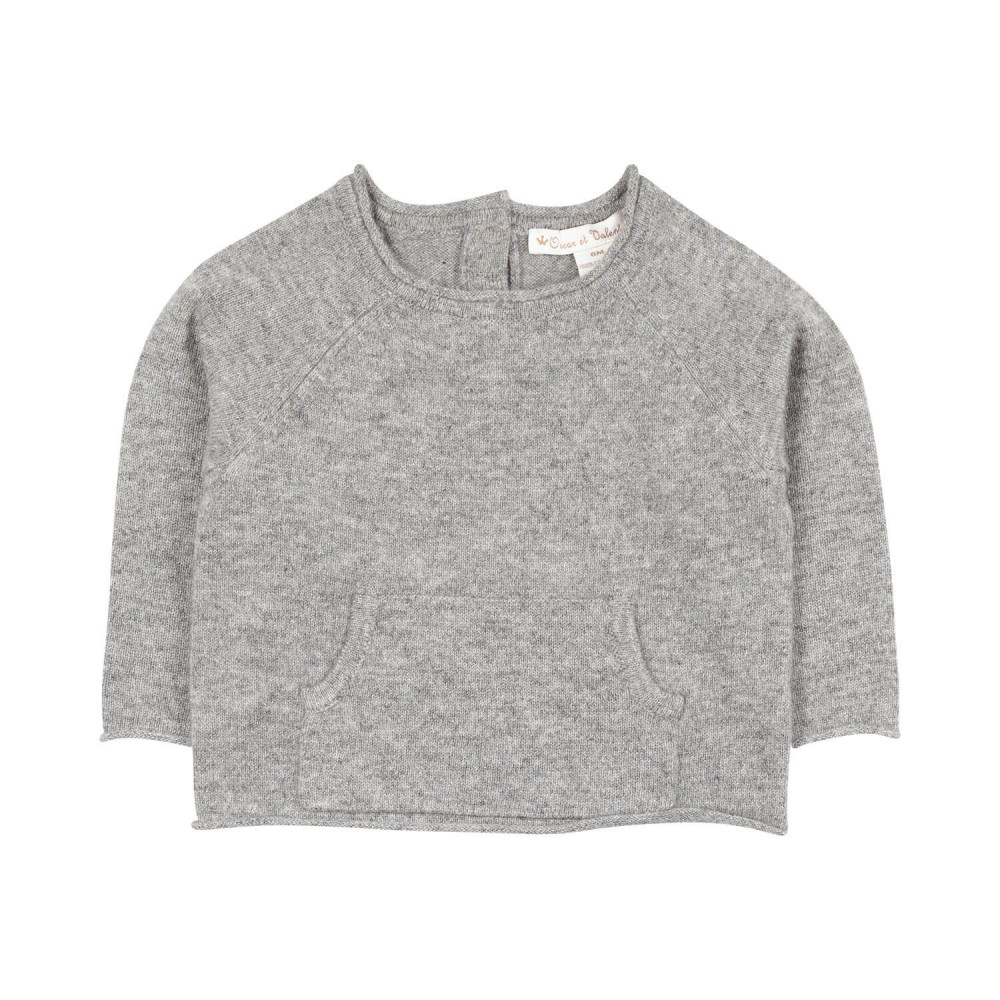 Cashmere sweater Sam - Grey