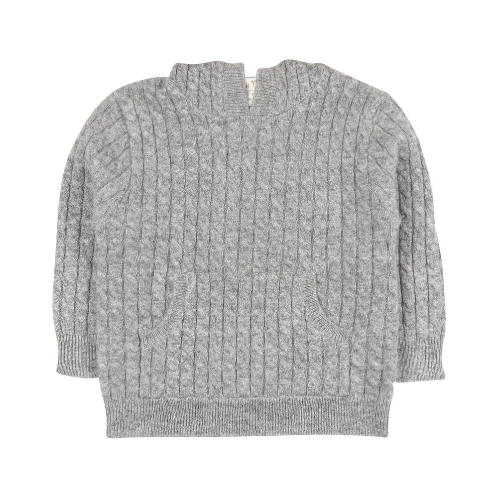 Nicolas cabled cashmere hoodie