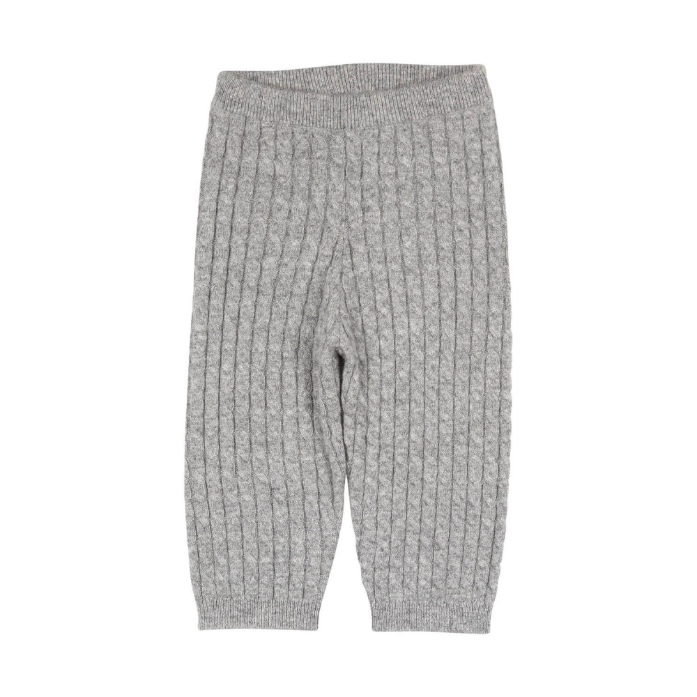 Theo cabled cashmere pants...