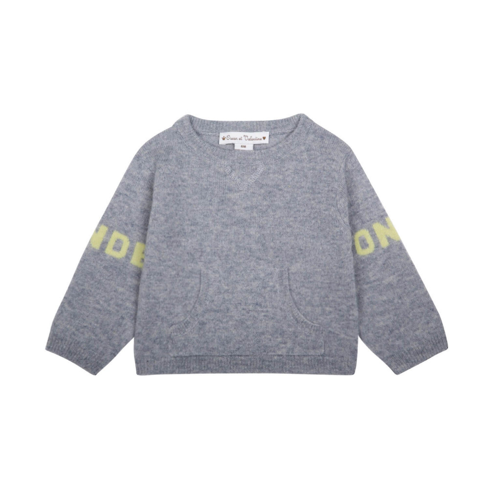 Cashmere sweater with...