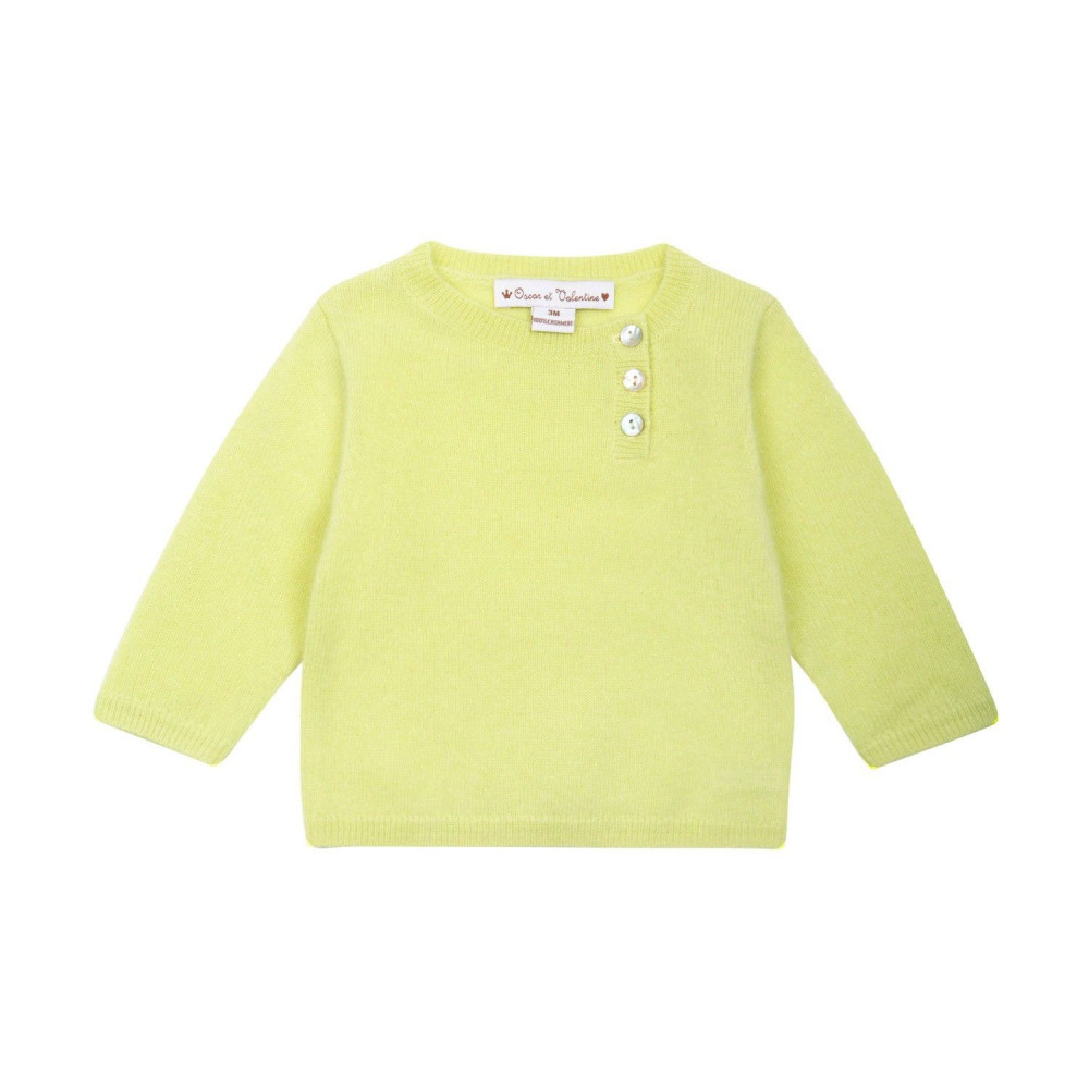 Cashmere pullover Harry - Lime
