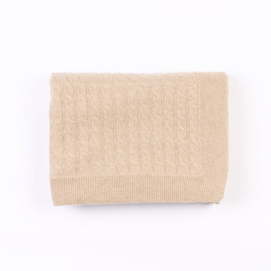 Twisted blanket Elliot - Beige