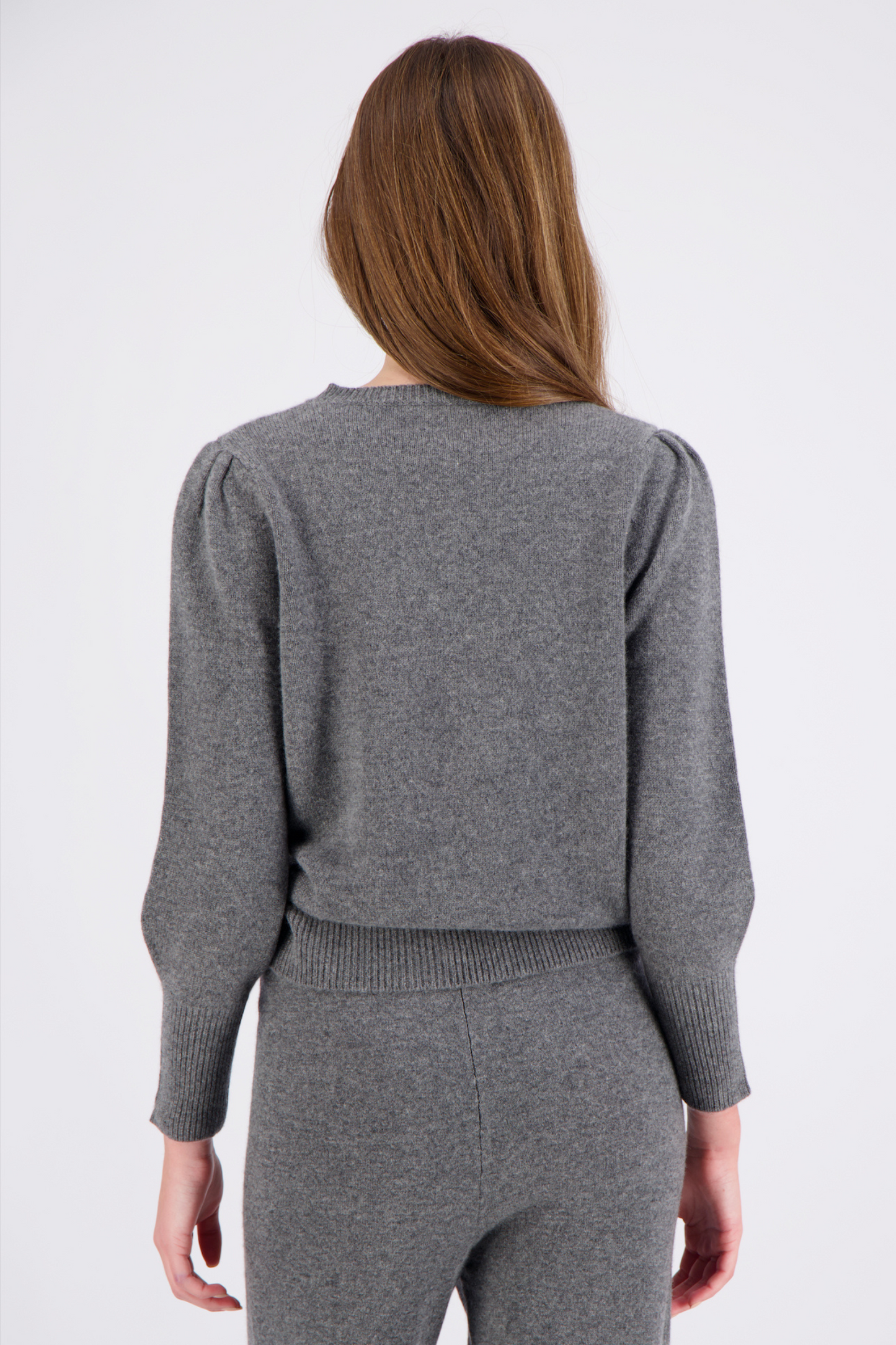 Ares Cashmere Cardigan - Dark Grey