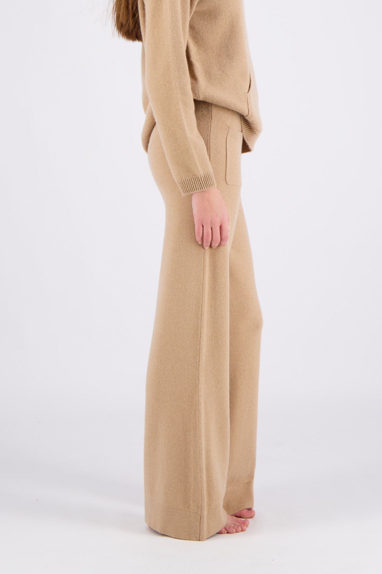 Cashmere flare pants - WOMAN - Honey