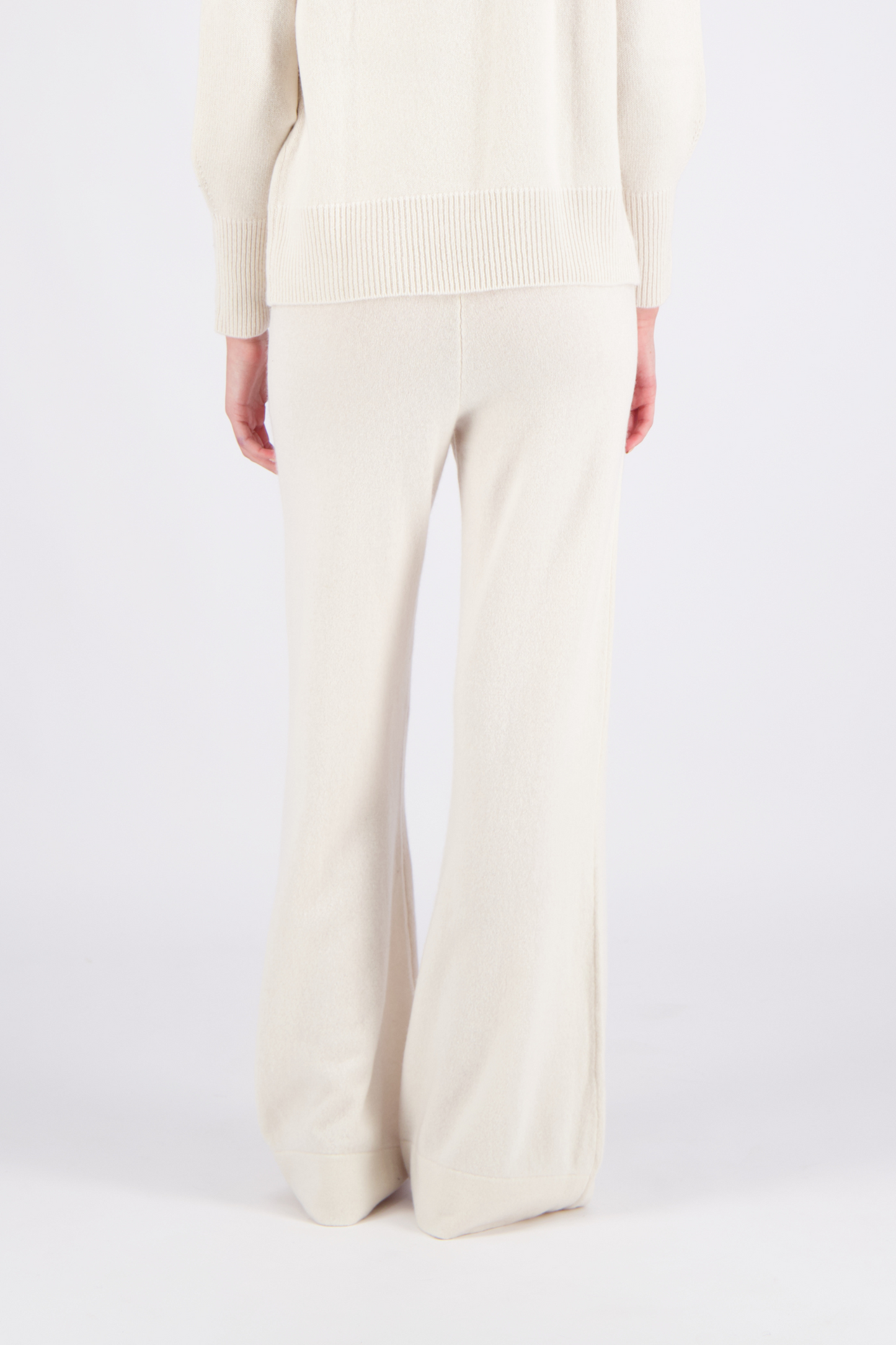 Cashmere flare pants - WOMAN - Off white