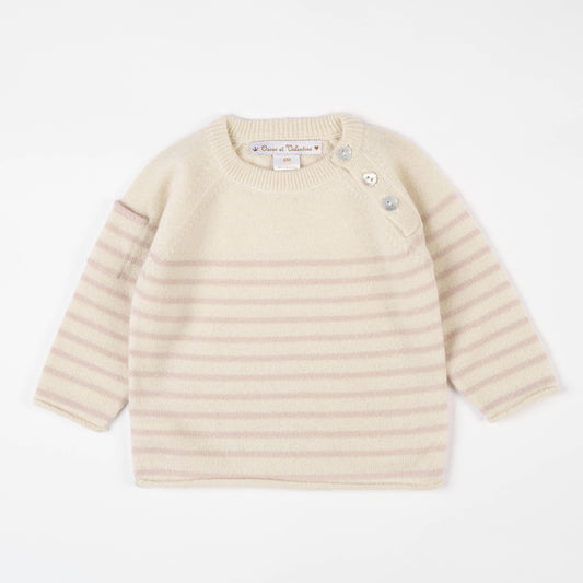 Noe sailor pullover - Rosewater