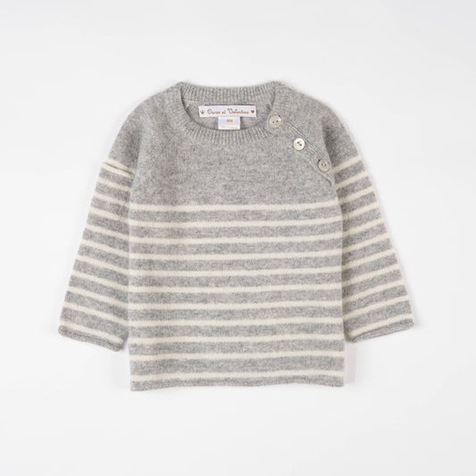 Noe sailor pullover - Grey