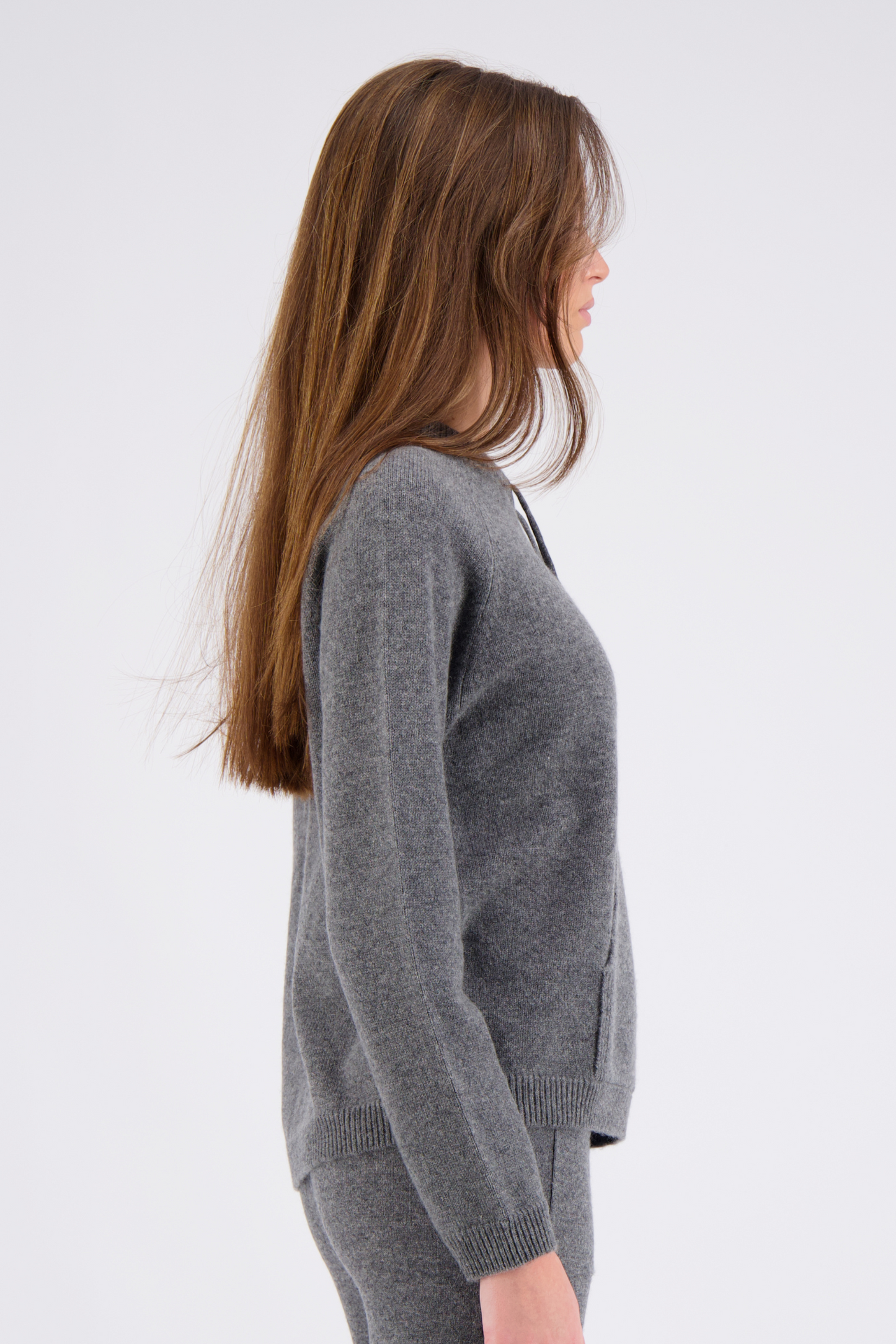 Isadora cashmere pullover - Dark grey