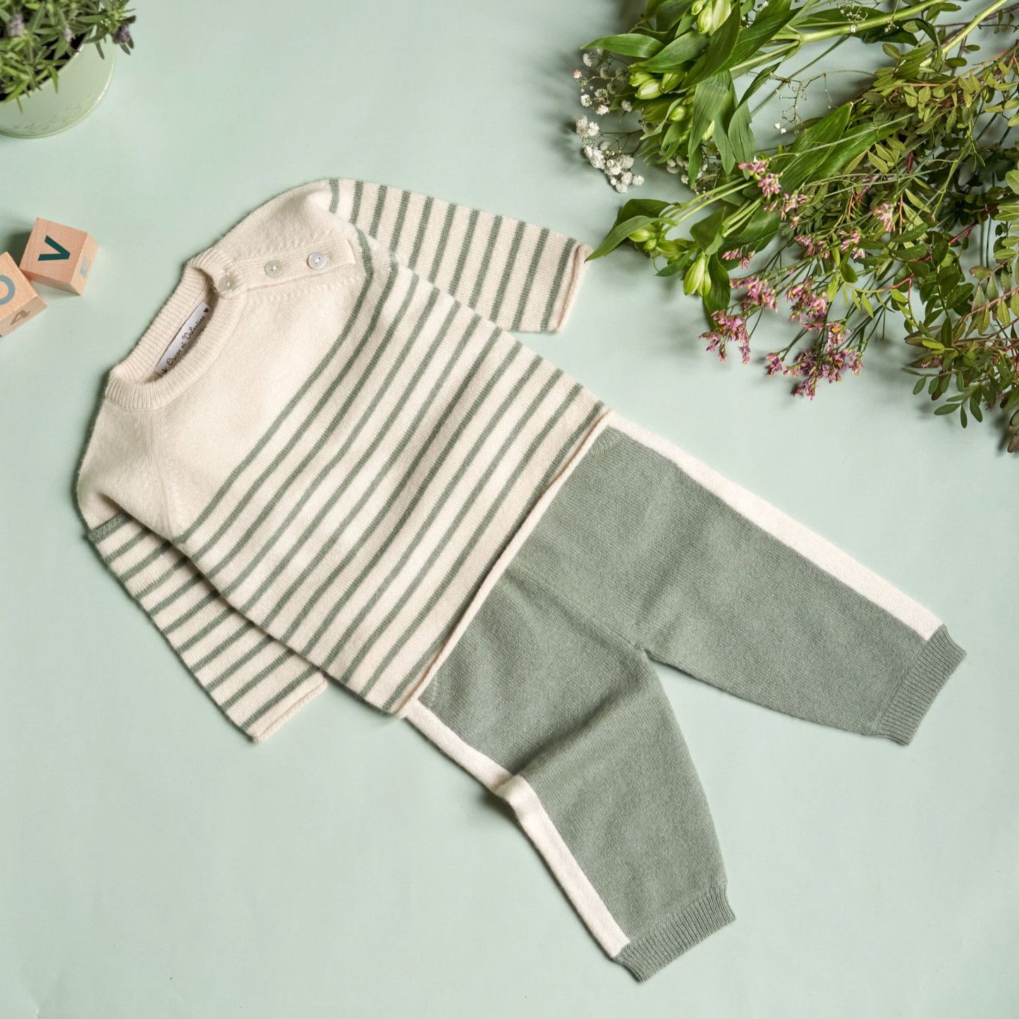 Cashmere sailor set