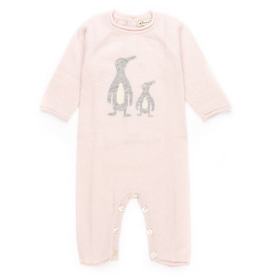 Penguin Jumpsuit - Pink