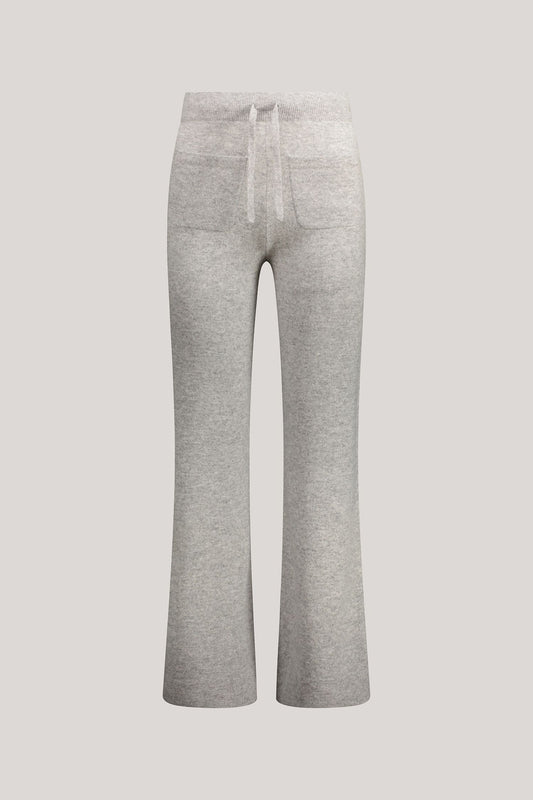 Cashmere flare pants - WOMAN - Grey