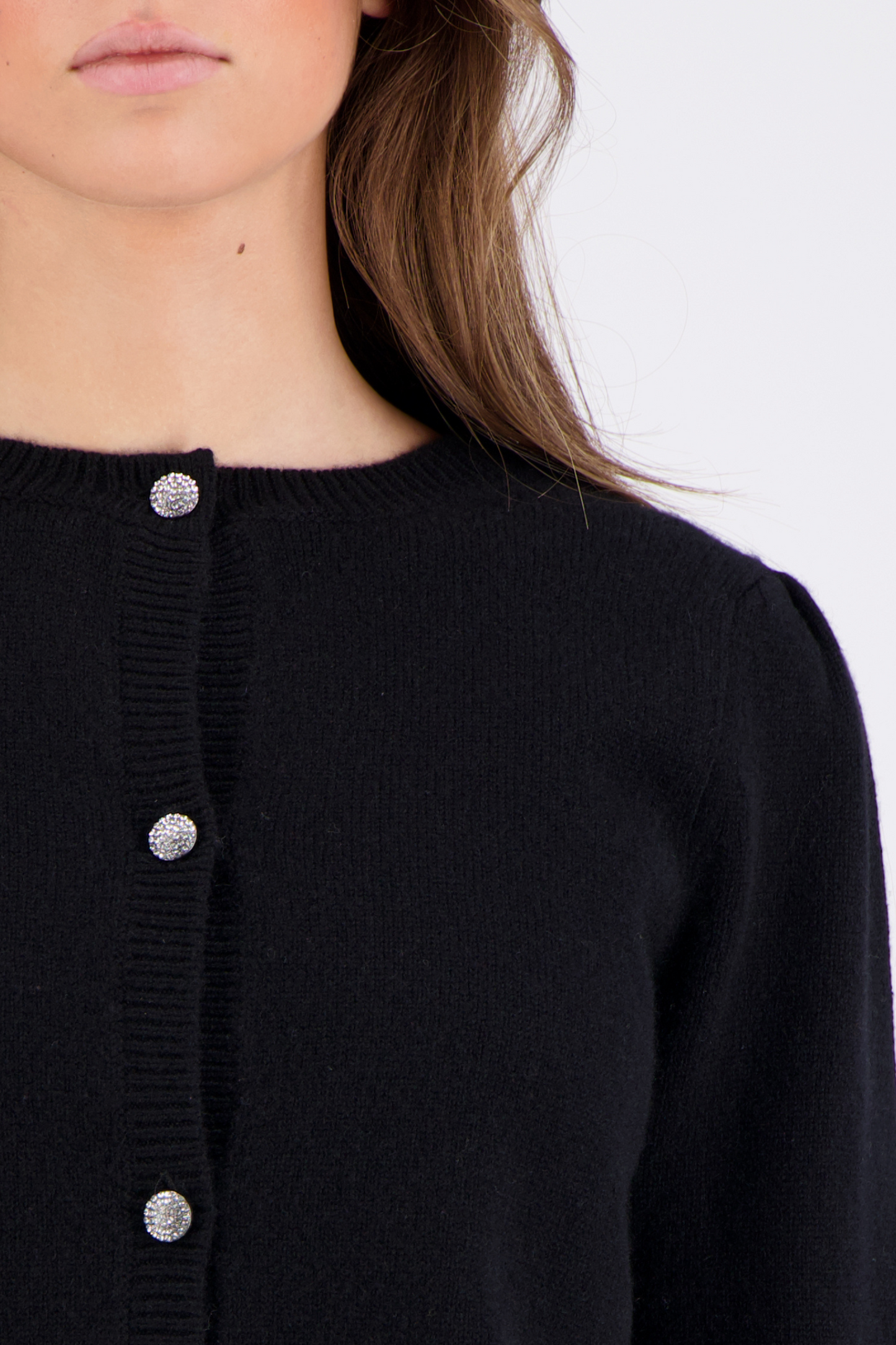 Ares Cashmere Cardigan - Black