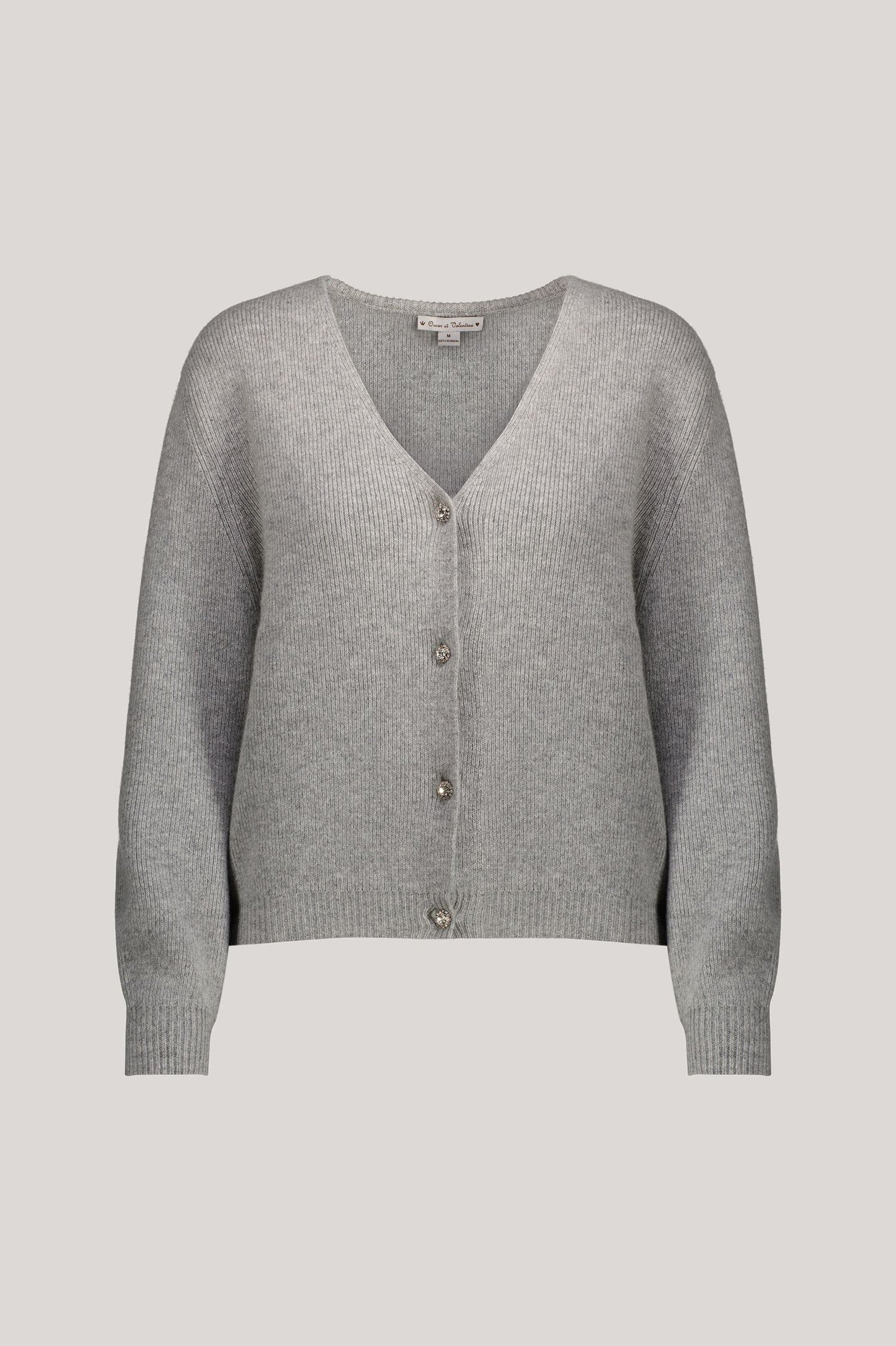 Aphrodite cashmere cardigan - WOMAN - Grey