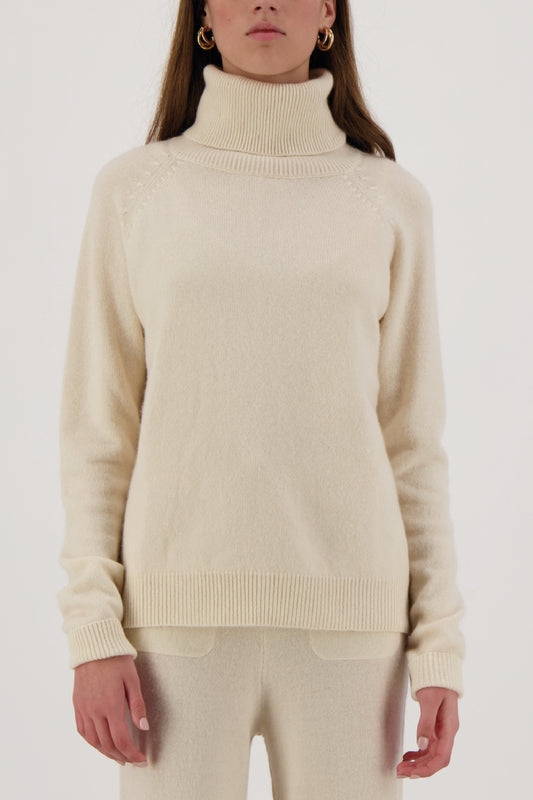 Eurydice turtleneck pullover - WOMAN - Offwhite