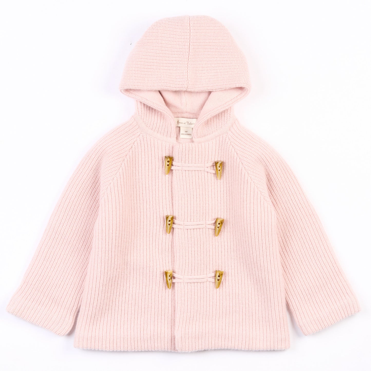 Manteau à capuche Basile - Rose