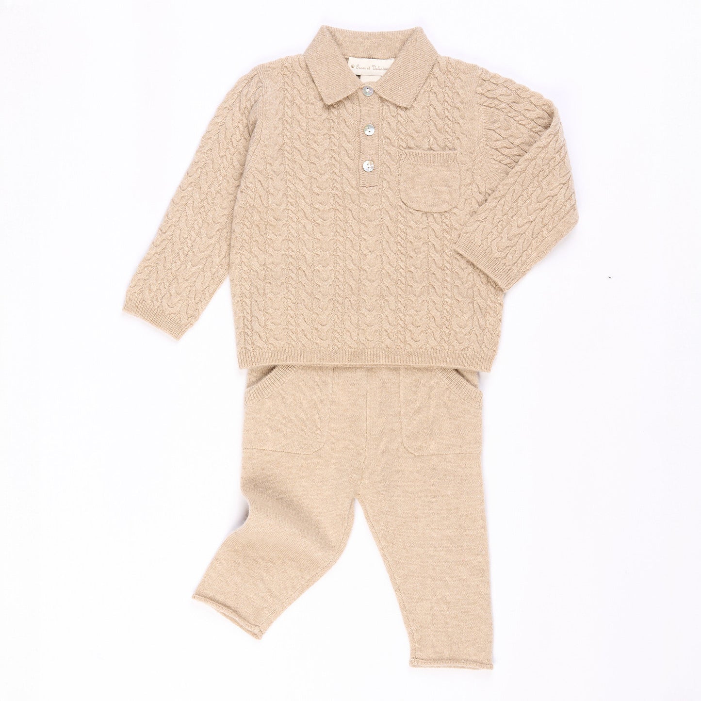 Polo torsadée Ernest - Beige