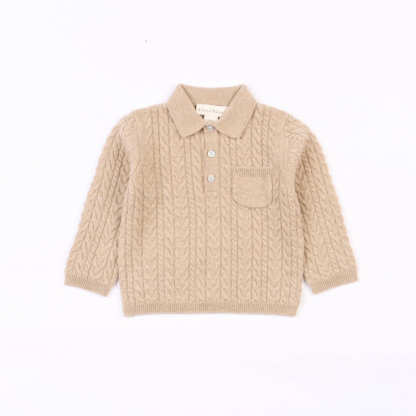 Polo torsadée Ernest - Beige